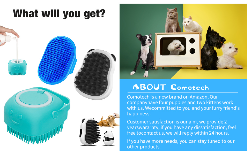 dog washing brush