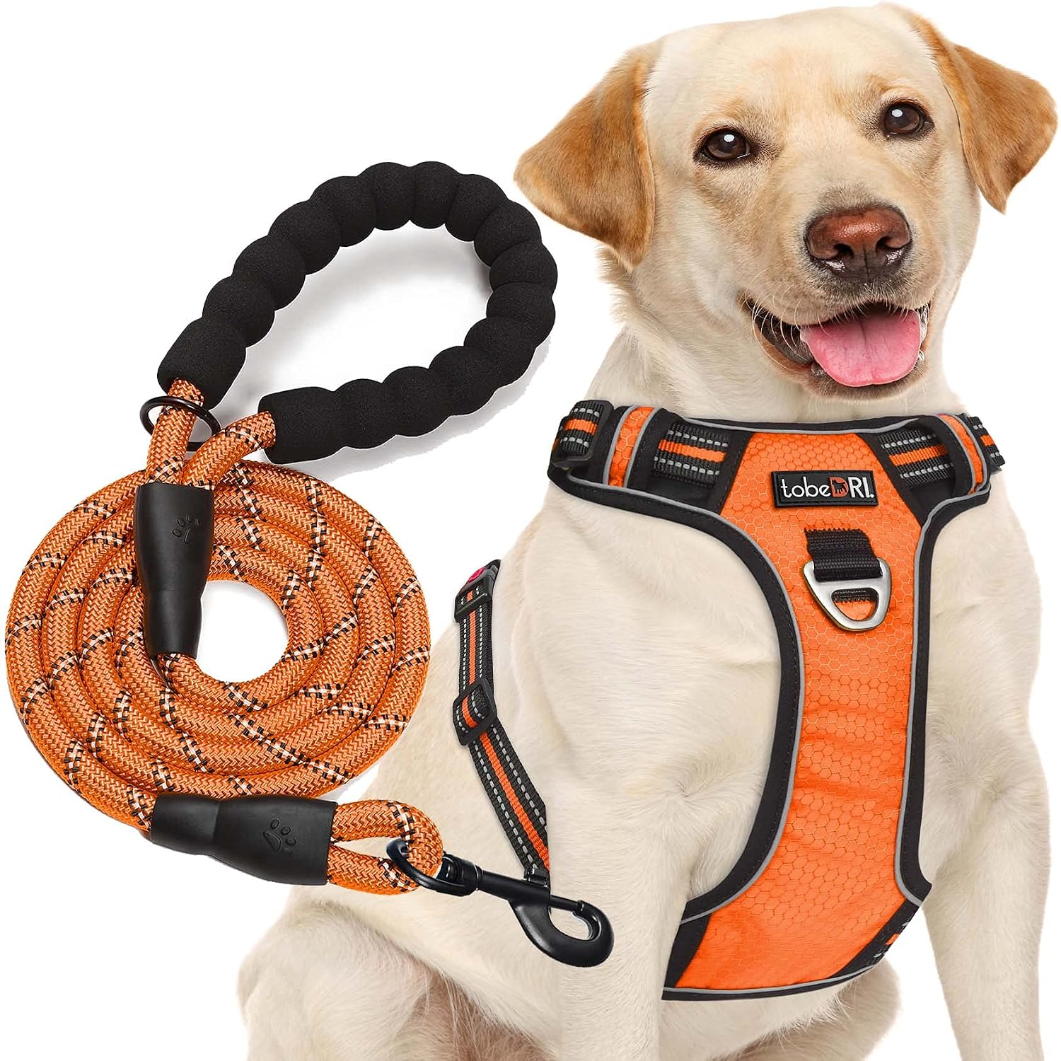 Adjustable No-Pull Dog Harness – Reflective Oxford Fabric - Image 3