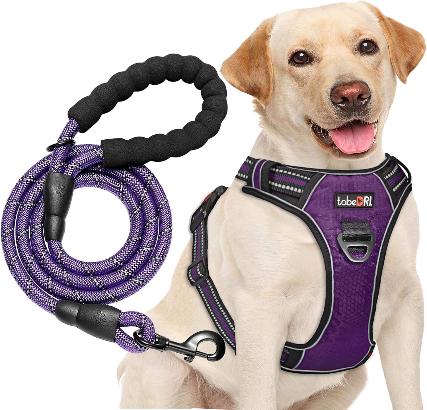 Adjustable No-Pull Dog Harness – Reflective Oxford Fabric - Image 9